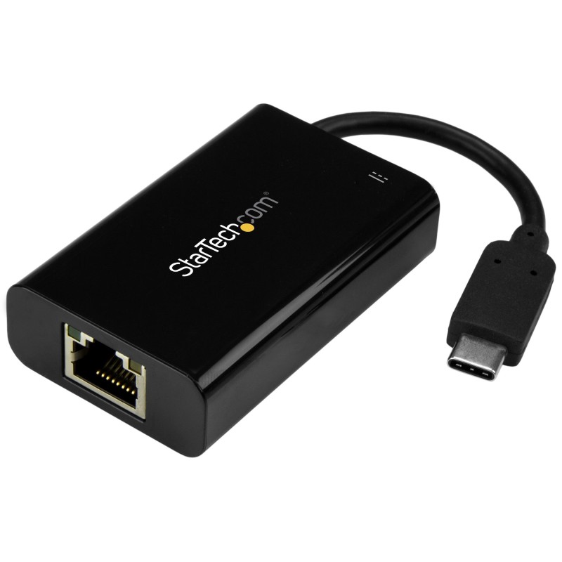 StarTech.com Adattatore Ethernet USB C - Adattatore di rete Gigabit Ethernet GbE con PD 2.0 60W - Convertitore Adattatore USB