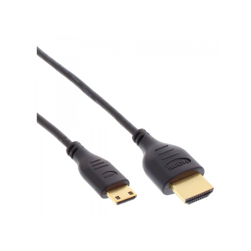 InLine 4043718210893 cavo HDMI 1,8 m HDMI tipo A (Standard) HDMI Type C (Mini) Nero