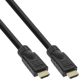 InLine Cavo HDMI 2.0, High Speed, Ethernet, 4K2K, 4K3D, 1m, Premium, dorato