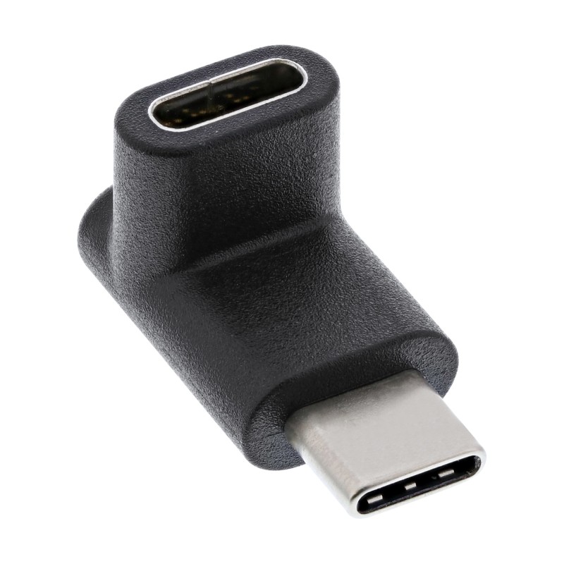 InLine Adattatore USB 3.2, USB-C Maschio Maschio, angolato alto basso (Gen.2)