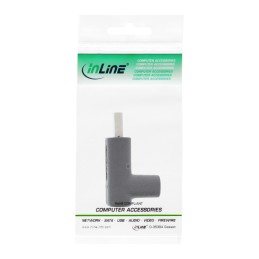 InLine Adattatore USB 3.2, USB-C Maschio Maschio, angolato alto basso (Gen.2)