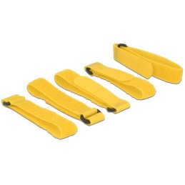 DeLOCK 18708 Velcro Giallo 5 pz