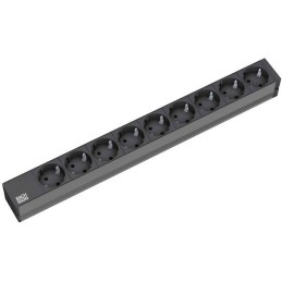 Bachmann 9x Schuko, 2m prolunghe e multiple 9 presa(e) AC Nero