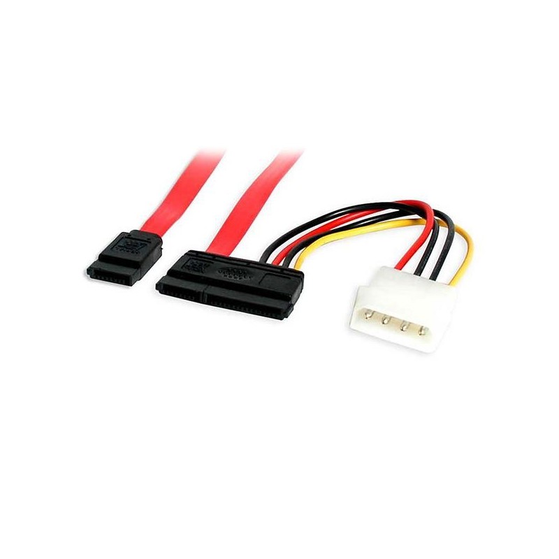 StarTech.com SATA18POW cavo SATA 0,457 m SATA 7-pin + Molex (4-pin) Rosso