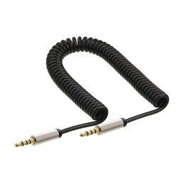 InLine Cavo Audio Jack Slim spiralato 3,5mm M-M, stereo, 0,5m