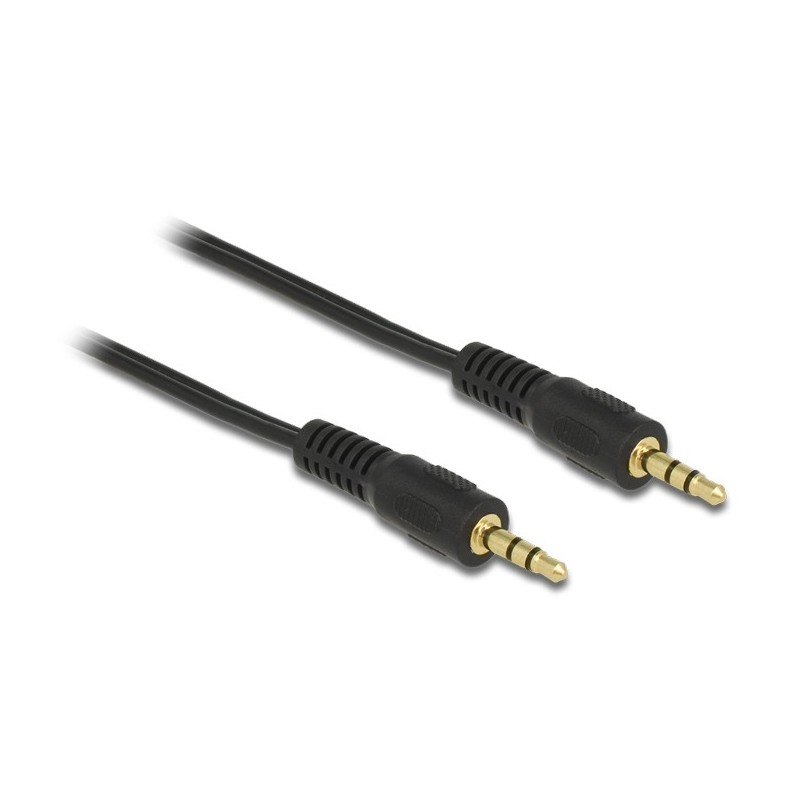 DeLOCK 84001 cavo audio 2,5 m 3.5mm Nero