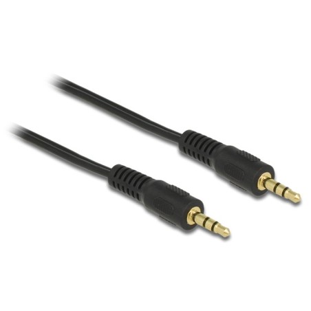 DeLOCK 84001 cavo audio 2,5 m 3.5mm Nero