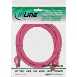 InLine 4043718125944 cavo di rete Rosa 0,5 m Cat6 S FTP (S-STP)