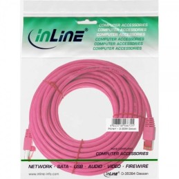 InLine 4043718126002 cavo di rete Rosa 10 m Cat6 S FTP (S-STP)