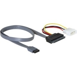 DeLOCK SATA All-in-One cable cavo SATA 0,5 m