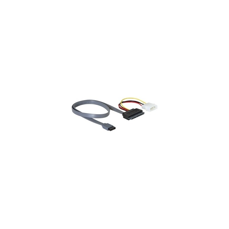 DeLOCK SATA All-in-One cable cavo SATA 0,5 m