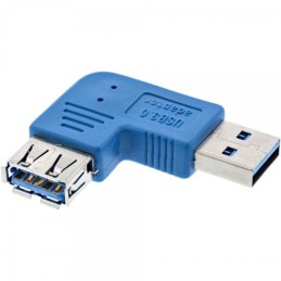 InLine 4043718158034 adattatore per inversione del genere dei cavi USB 3.0 A Blu