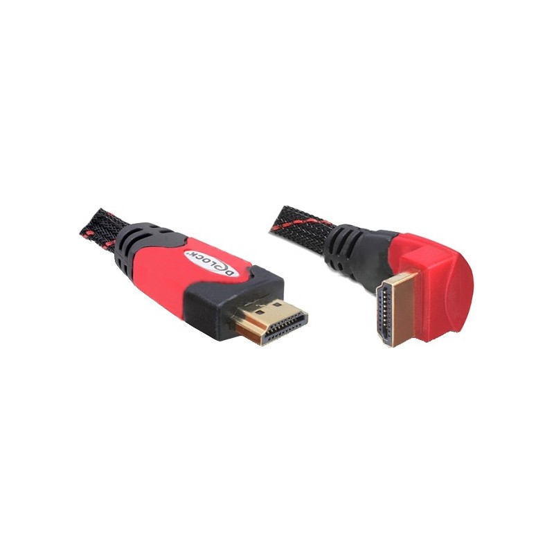 DeLOCK 5m HDMI cavo HDMI HDMI tipo A (Standard) Nero, Rosso