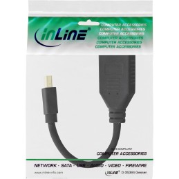 InLine Cavo Mini DisplayPort maschio a DisplayPort femmina, 4K2K, 0,15m, bianco