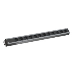 Bachmann 300.002 prolunghe e multiple 2 m 12 presa(e) AC Interno Nero, Grigio