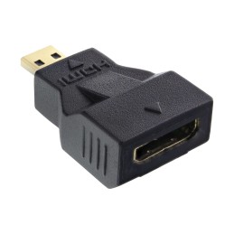 InLine Adattatore Mini HDMI Tipo C Femmina a Micro HDMI Tipo D Maschio, dorato