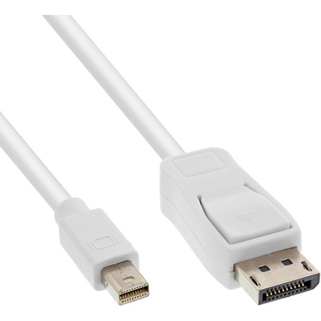 InLine Cavo Mini DisplayPort M a DisplayPort M, 3m, FullHD, bianco