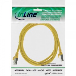 InLine 4043718072491 cavo di rete Giallo 0,25 m Cat5e SF UTP (S-FTP)