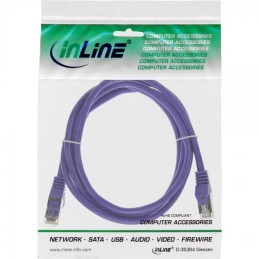 InLine 4043718163076 cavo di rete Viola 0,25 m Cat5e SF UTP (S-FTP)