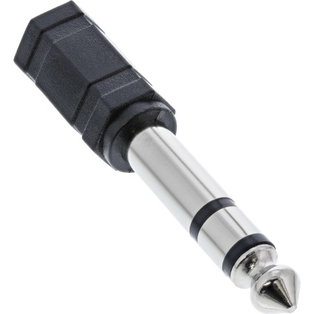 InLine Adattatore Audio, 6,3mm Jack maschio a 3,5mm Jack femmina, Stereo