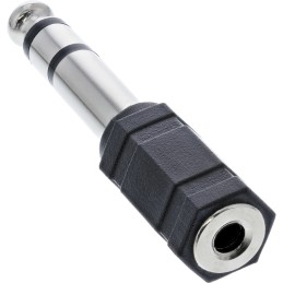 InLine Adattatore Audio, 6,3mm Jack maschio a 3,5mm Jack femmina, Stereo