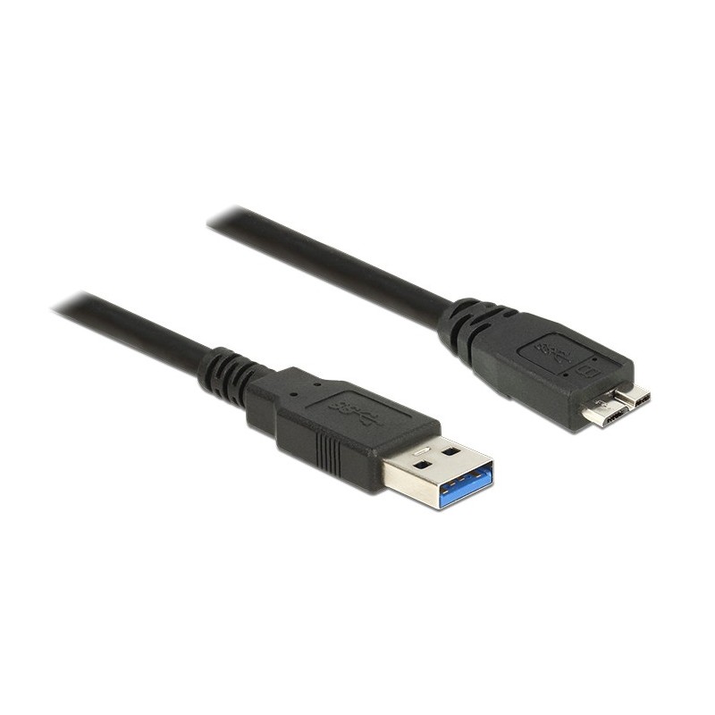 DeLOCK 85074 cavo USB USB 3.2 Gen 1 (3.1 Gen 1) 2 m USB A Micro-USB B Nero