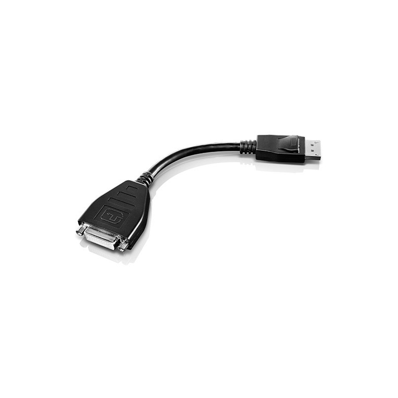 Lenovo 45J7915 cavo e adattatore video 0,2 m DVI-D DisplayPort Nero