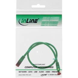 InLine 4043718206674 cavo di rete Verde 0,25 m Cat6 S FTP (S-STP)