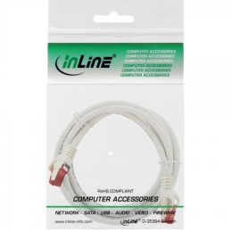 InLine 4043718206810 cavo di rete Bianco 1,5 m Cat6 S FTP (S-STP)