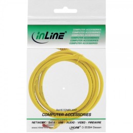 InLine 4043718206605 cavo di rete Giallo 1 m Cat6 S FTP (S-STP)