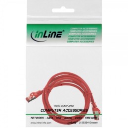 InLine 4043718206506 cavo di rete Rosso 1 m Cat6 S FTP (S-STP)