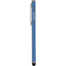 InLine Stylus, pennino touch capacitivo, punta gomma 6mm, alluminio, blu