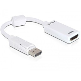 DeLOCK 61767 cavo e adattatore video 0,125 m DisplayPort HDMI tipo A (Standard) Bianco