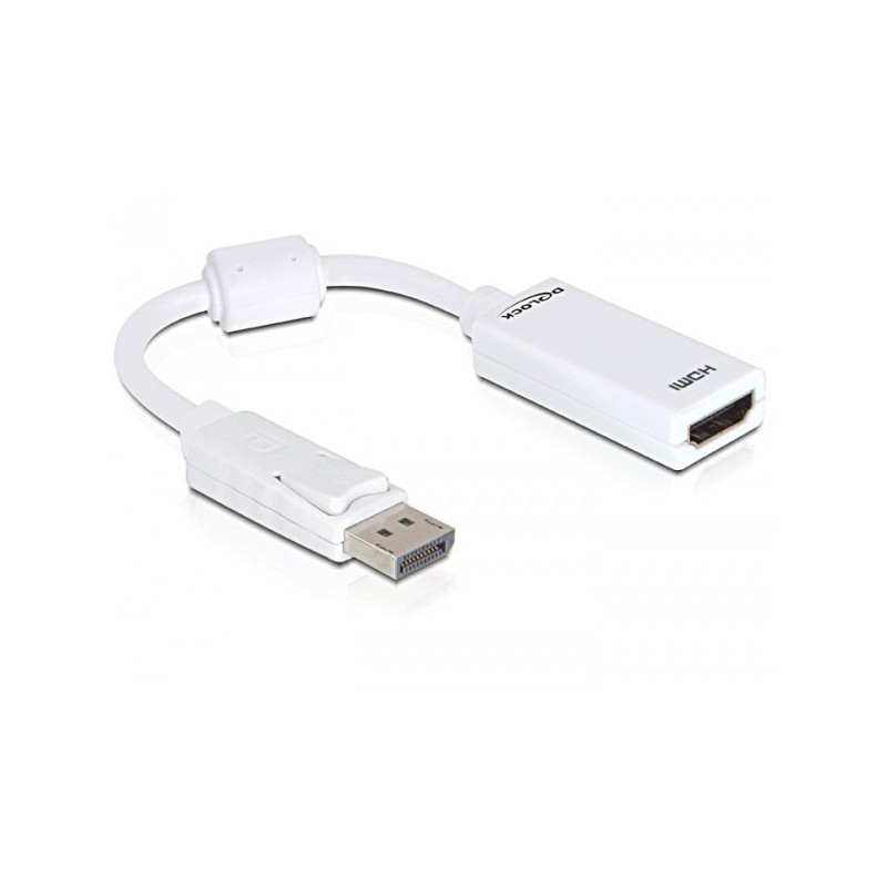 DeLOCK 61767 cavo e adattatore video 0,125 m DisplayPort HDMI tipo A (Standard) Bianco