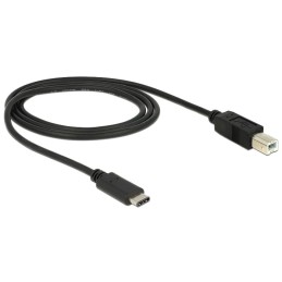 DeLOCK 83601 cavo USB USB 2.0 1 m USB C USB B Nero