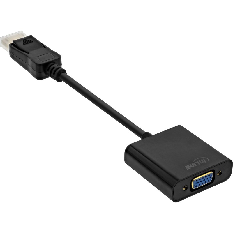 InLine Basic DisplayPort a cavo adattatore VGA, nero, 0,15 m