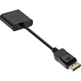 InLine Basic DisplayPort a cavo adattatore VGA, nero, 0,15 m