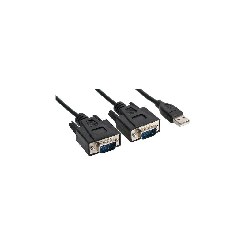 InLine Cavo adattatore USB 2.0 a 2x 9pin Sub D M, 1,5m