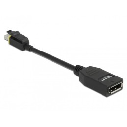 DeLOCK 65978 cavo e adattatore video 0,15 m Mini DisplayPort DisplayPort Nero