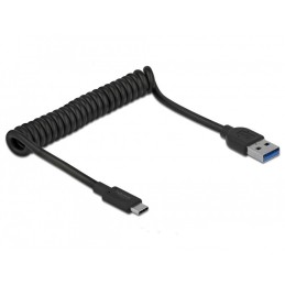 DeLOCK 85349 cavo USB USB 3.2 Gen 2 (3.1 Gen 2) 1,2 m USB A USB C Nero