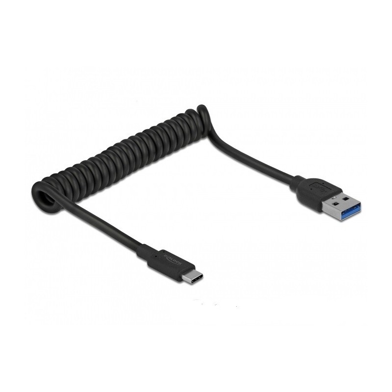 DeLOCK 85349 cavo USB USB 3.2 Gen 2 (3.1 Gen 2) 1,2 m USB A USB C Nero