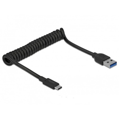 DeLOCK 85349 cavo USB USB 3.2 Gen 2 (3.1 Gen 2) 1,2 m USB A USB C Nero