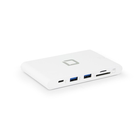 DICOTA D31729 replicatore di porte e docking station per laptop Bianco