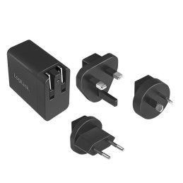 LogiLink PA0187 Caricabatterie per dispositivi mobili Universale Nero AC Interno