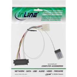 InLine Cavo Mini SAS, SFF-8087 a SFF-8482 + alimentazione, 0,75m