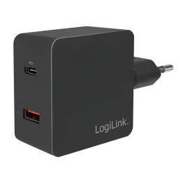 LogiLink PA0220 Caricabatterie per dispositivi mobili Universale Nero AC Ricarica rapida Interno