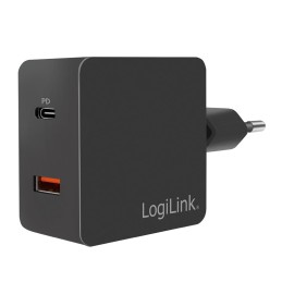 LogiLink PA0220 Caricabatterie per dispositivi mobili Universale Nero AC Ricarica rapida Interno