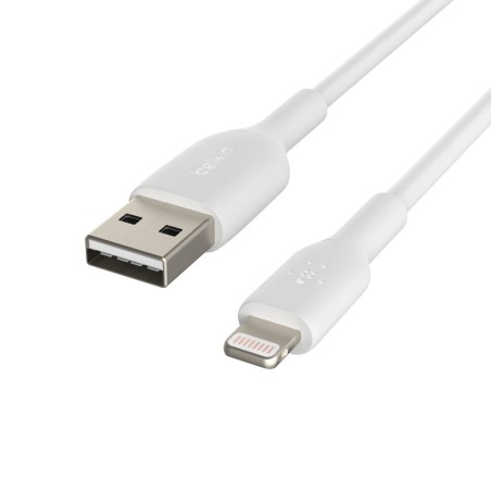 Belkin CAVO PVC DA USB-A A LIGHTNING 2M - BIANCO