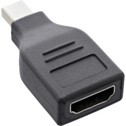 InLine Convertitore Mini DisplayPort maschio a HDMI femmina, FullHD