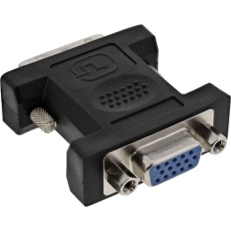 InLine Adattatore DVI-A 12+5 maschio a VGA 15pin HD femmina, analogico